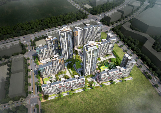 세종 어울림 파밀리에 센트럴 M1블록 조감도. <금호건설 제공>